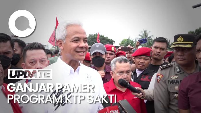 Ganjar Pamer Program KTP Sakti di Medan: Bantuan Akan Tepat Sasaran