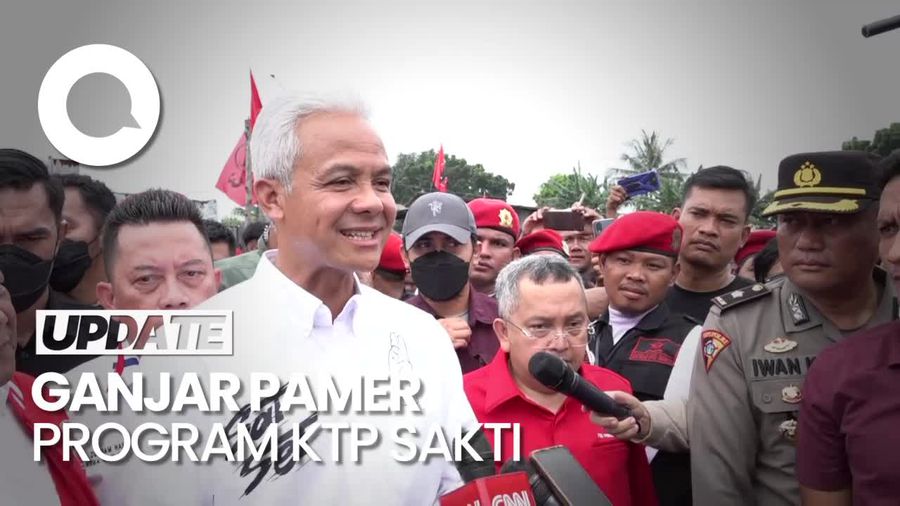 Ganjar Pamer Program KTP Sakti di Medan: Bantuan Akan Tepat Sasaran