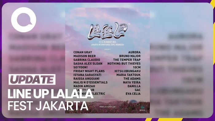 Conan Gray hingga Madison Beer Bakal Manggung di LaLaLa Fest Jakarta