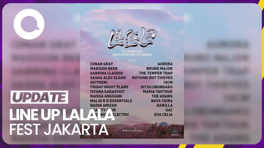 Conan Gray hingga Madison Beer Bakal Manggung di LaLaLa Fest Jakarta