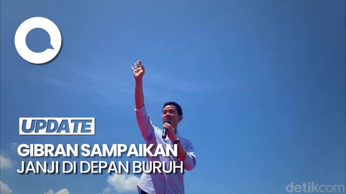 Janji Gibran ke Buruh di Sidoarjo: Upah Layak hingga Anak-anak Pekerja S1