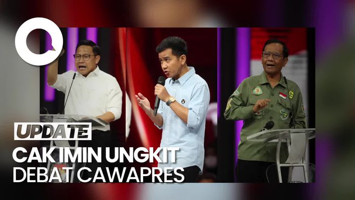 Cak Imin Ungkit Debat Cawapres: Yang Debat Siapa, Yang Bantah Orang Lain