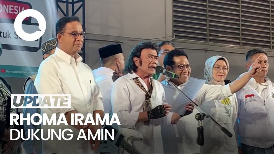 Rhoma Irama Resmi Deklarasikan Dukungan untuk AMIN
