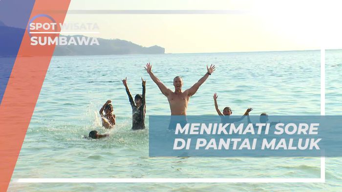 Menikmati Suasana Sore di Pantai Maluk Sumbawa