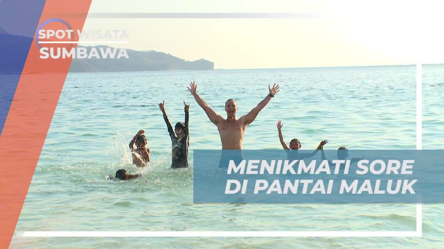 Menikmati Suasana Sore di Pantai Maluk Sumbawa