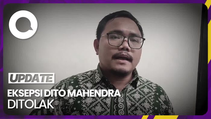 Eksepsi Kasus Senpi Ilegal Dito Mahendra Ditolak JPU