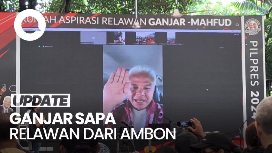 Sapa Relawan Rock n Roll via Virtual, Ganjar Minta Maaf Tak Bisa Hadir