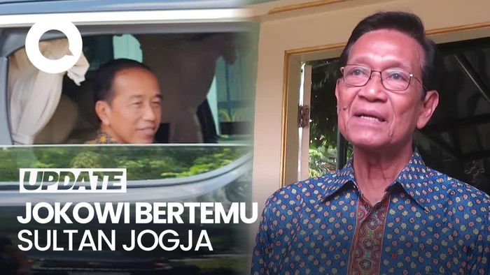 Momen Jokowi Temui Sultan HB X di Keraton Jogja
