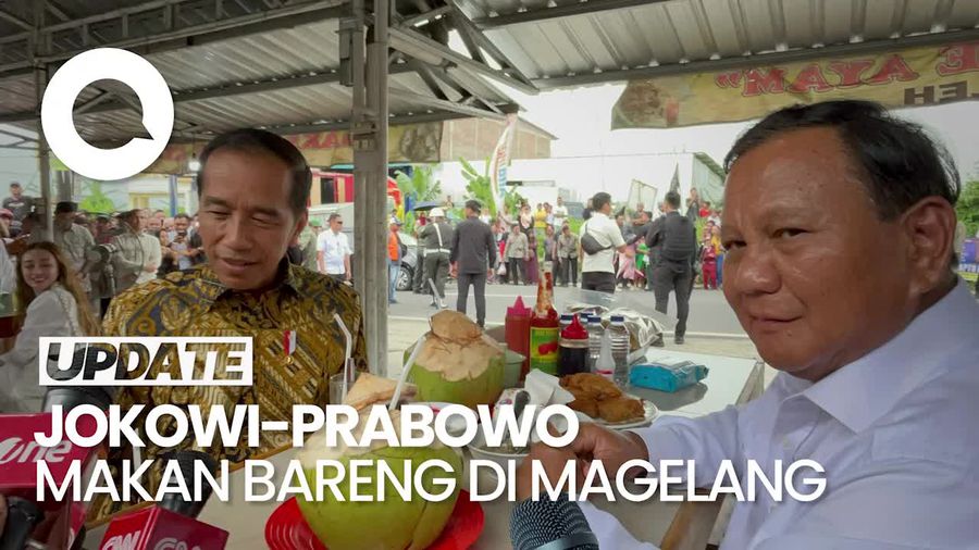 Jokowi-Prabowo Makan Bareng di Magelang, TPN: Sesuatu yang Lumrah
