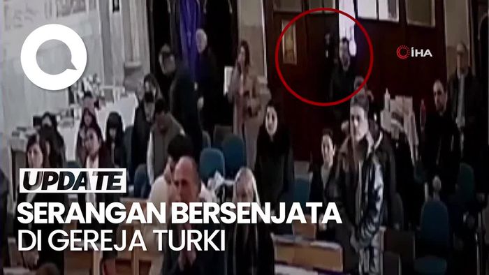 Detik-detik Penembakan di Gereja Istanbul Turki, 1 Orang Tewas