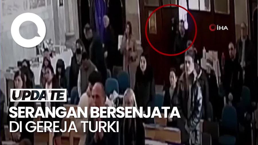 Detik-detik Penembakan di Gereja Istanbul Turki, 1 Orang Tewas