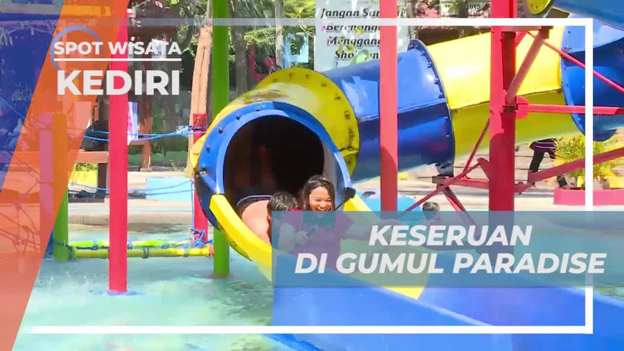 Bermain Air Seru di Kolam Gumul Paradise Kediri