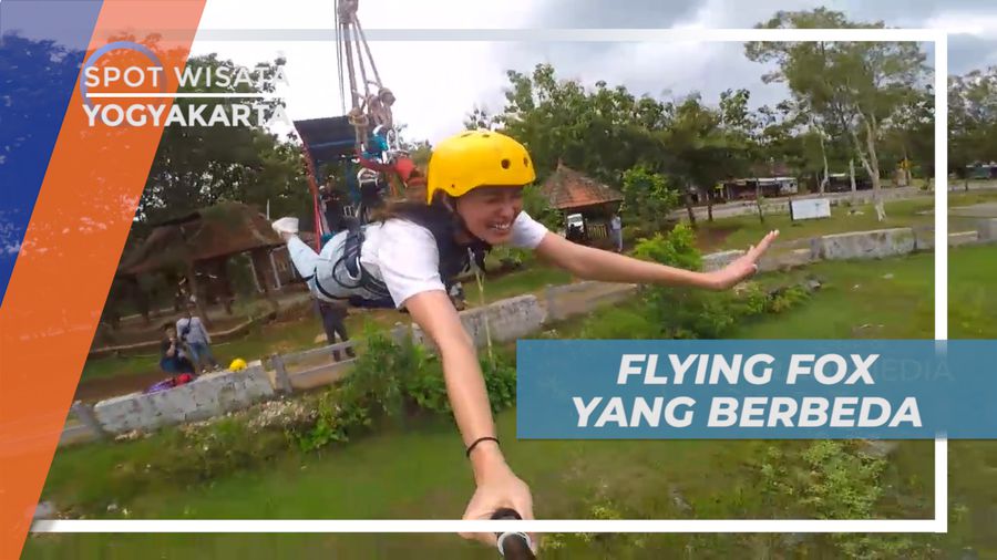 Mencoba Sensasi Meluncur di Flying Fox Dengan Gaya yang Berbeda, Yogyakarta