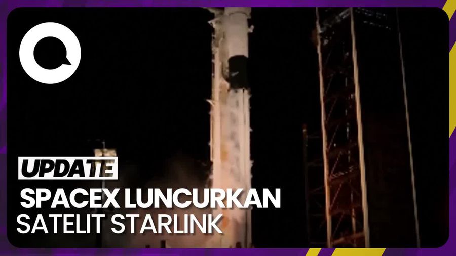 SpaceX Berhasil Luncurkan Satelit Starlink dari Roket Falcon 9