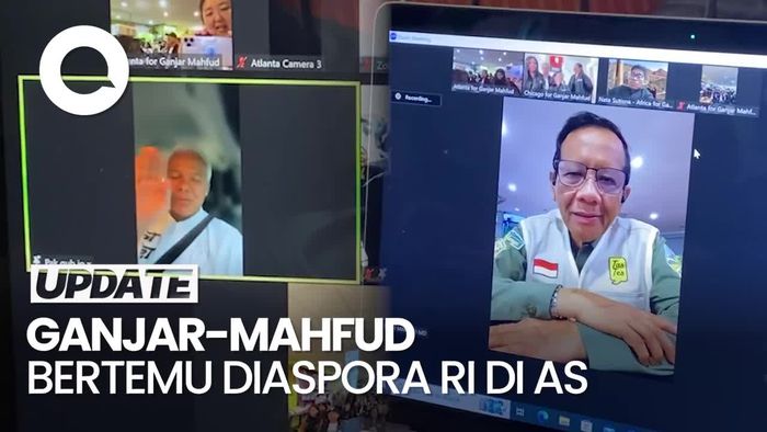 Ganjar-Mahfud Hadir Virtual Hajatan Rakyat WNI Serentak di AS