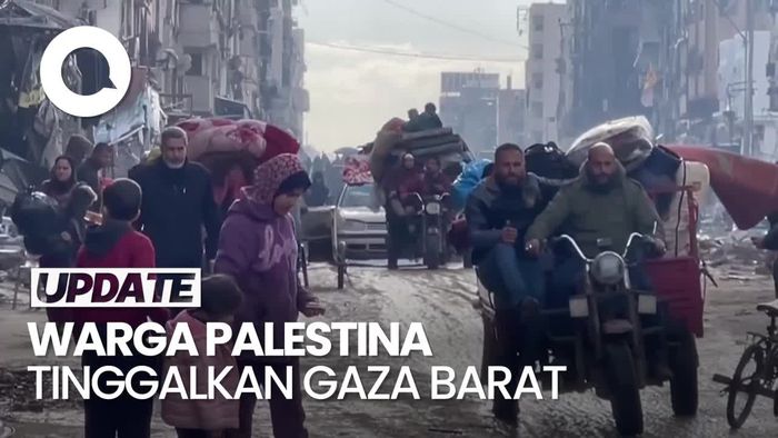 Diperingatkan Israel, Ribuan Warga Palestina Tinggalkan Gaza Barat
