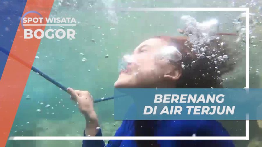 Berenang Merasakan Kesegaran Air Curug Cibaliung Bogor
