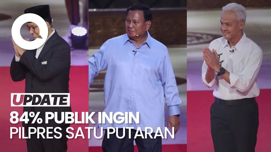 Survei LSI Denny JA: 84% Publik Ingin Pilpres Satu Putaran