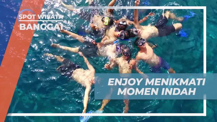 Menikmati Keindahan Alam Pulau Dua Banggai Saat Berenang