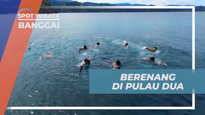 Berenang Seru Ditemanji Kejernihan Air Pulau Dua Banggai
