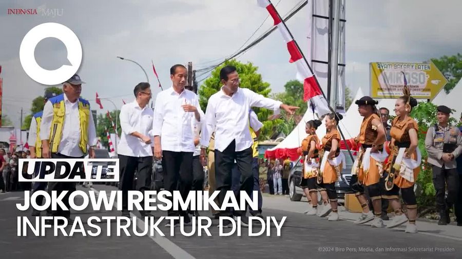Jokowi Resmikan 7 Ruas Jalan & 1 Jembatan di DIY, Gunakan Anggaran Rp 162 M