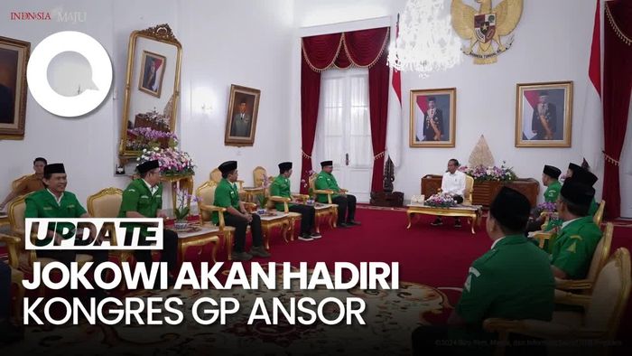 Jokowi Bakal Hadiri Kongres GP Ansor Besok di KM Kelud Tanjung Priok