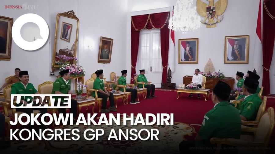 Jokowi Bakal Hadiri Kongres GP Ansor Besok di KM Kelud Tanjung Priok