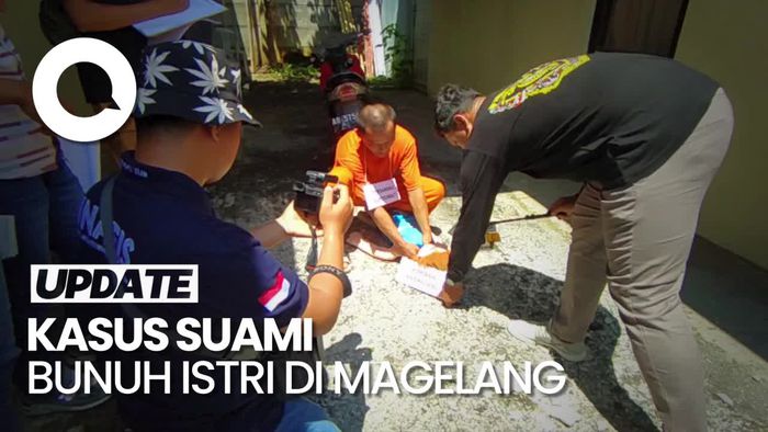 Rekonstruksi Kasus Suami Bunuh Istri di Magelang, 12 Adegan Diperagakan