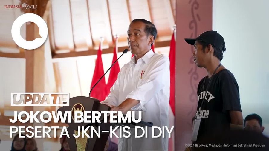 Jokowi Temui Peserta JKN-KIS di Gunungkidul: Semua Harus Sehat