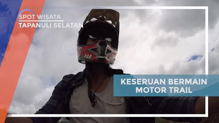 Memacu Adrenalin Bermain Motor Trail di Tapanuli Selatan 