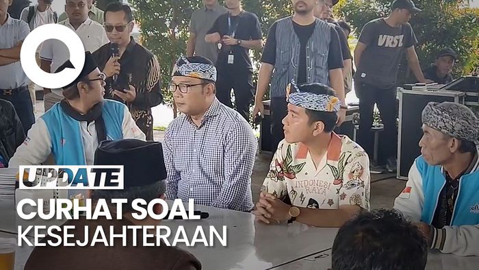 Gibran Dicurhati Kesejahteraan oleh Seniman di Bandung