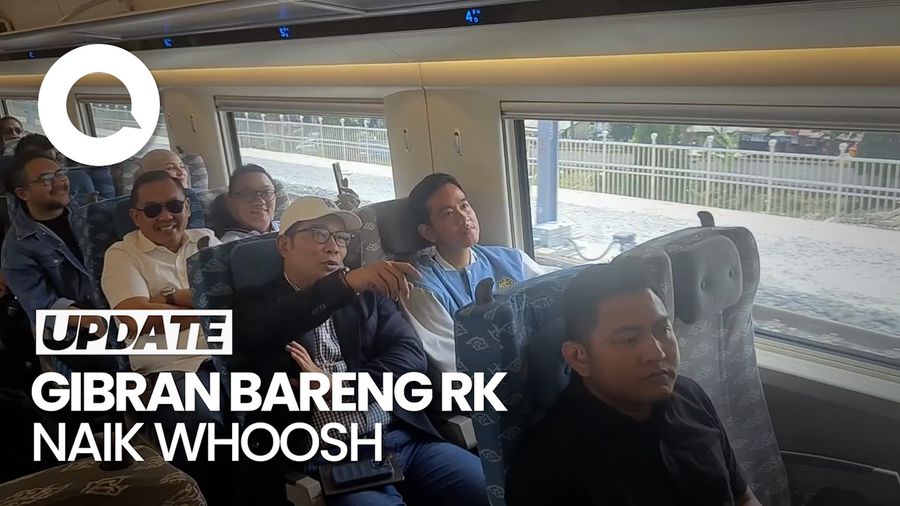 Gibran Seusai Jajal Whoosh: Idealnya Disambung Sampai Surabaya