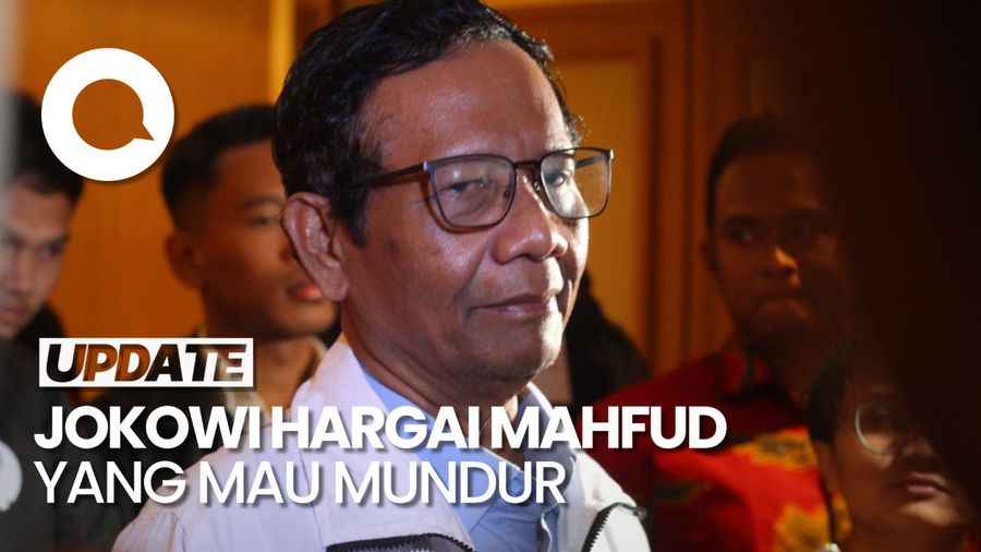 Mahfud Mau Mundur dari Menteri, Jokowi: Itu Hak, Saya Hargai