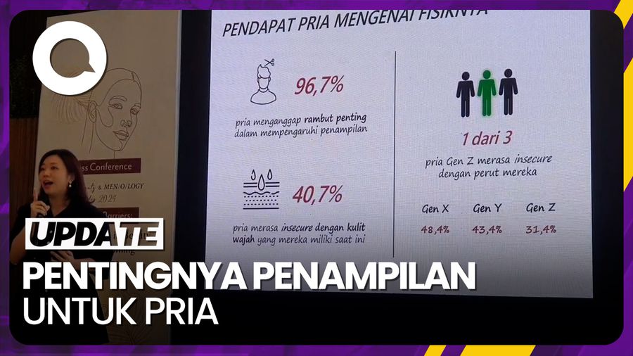 Survei: Pria Paling Insecure soal Wajah, Rambut, dan Perut