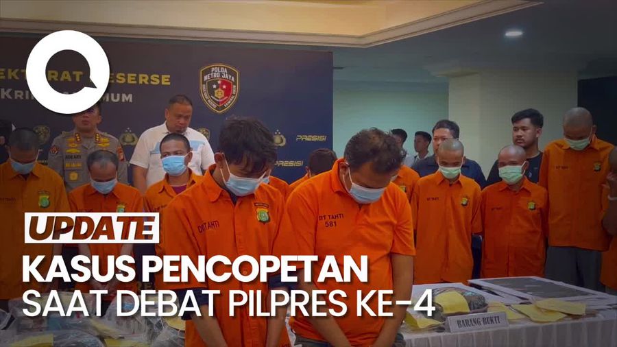 Ditangkap! Ini Tampang Pencopet yang Pakai Id Pers Palsu di Debat Pilpres