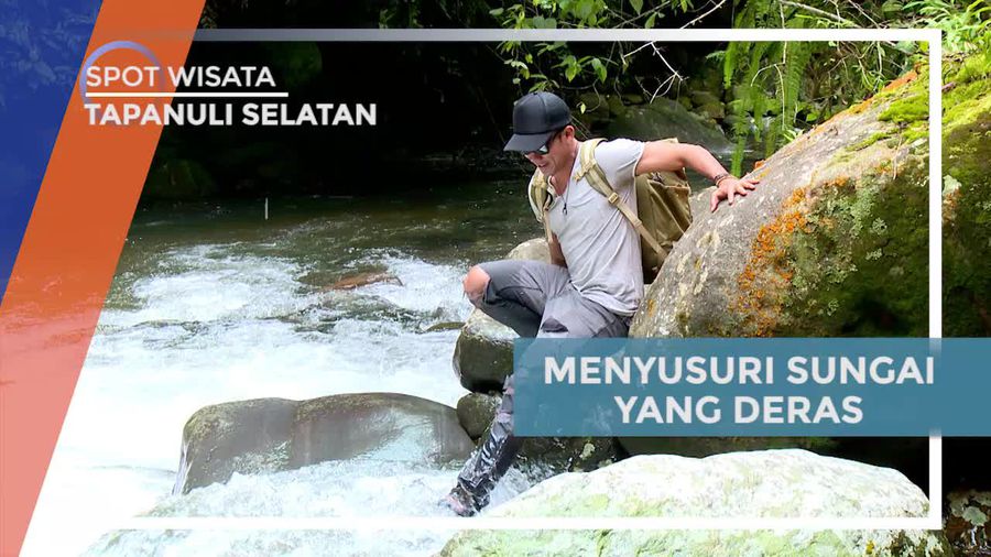 Menyusuri Sungai Deras Menuju Kolam Abadi Tapanuli Selatan