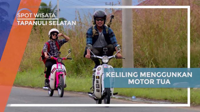 Berkeliling Menikmati Keindahan Alam Tapanuli Selatan Naik Motor Tua