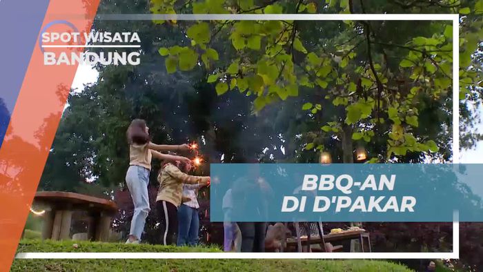 Barbeque Ditemani Keindahan Alam Bandung