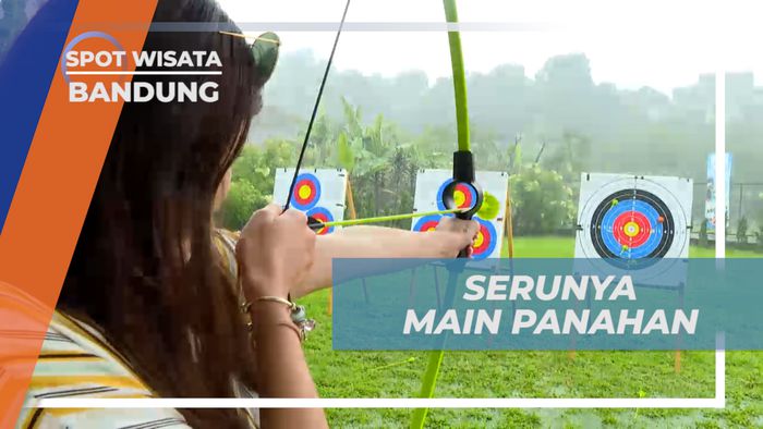 Kunci Target Jaga Konsentrasi, Serunya Bermain Panahan, Bandung