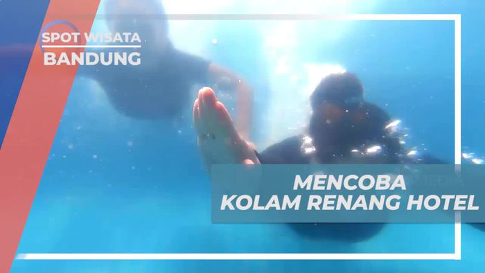 Seru-seruan Berenang di Kolam Penginapan Bandung 