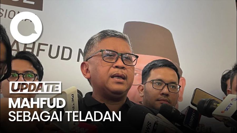 Hasto: Mahfud Mundur Jadi Teladan, Semoga Menular ke Prabowo