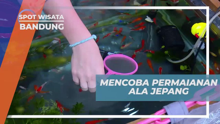 Mencoba Permainan Unik Ala Jepang, Gyomo Kingyo Sukoi, Bandung