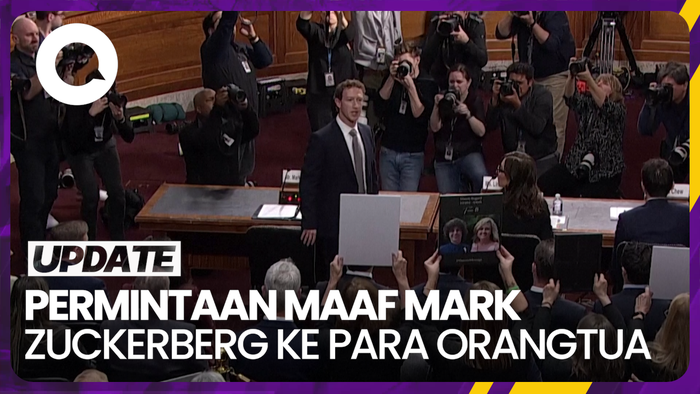 Mark Zuckerberg Minta Maaf Atas Dampak Negatif Medsos Terhadap Anak-anak