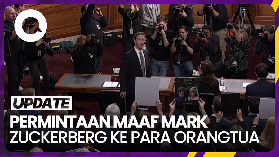 Mark Zuckerberg Minta Maaf Atas Dampak Negatif Medsos Terhadap Anak-anak