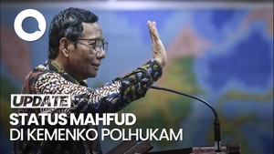 Mahfud Belum Bisa Bebas Tugas dari Menko Polhukam Sampai Ada Keppres
