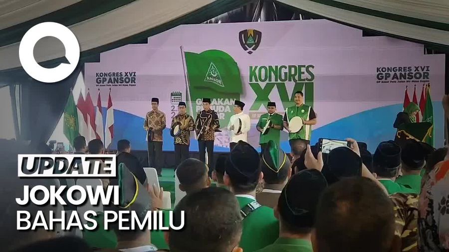 Di Kongres XVI GP Ansor, Jokowi: Anak Muda Hari Ini Penentu Masa Depan