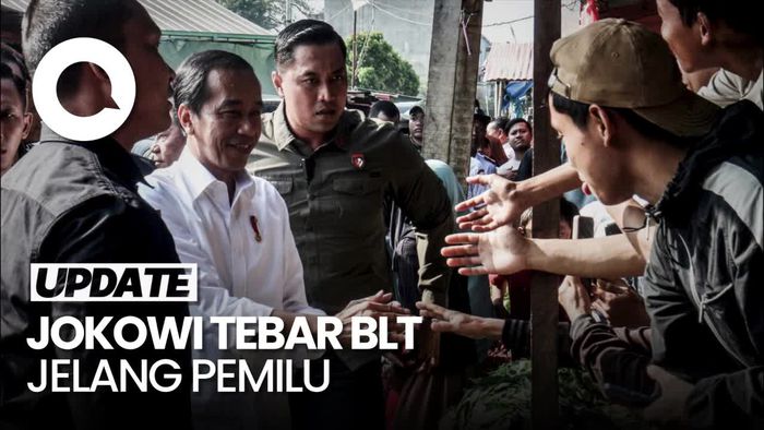 Penjelasan Jokowi soal Tebar BLT Jelang Pemilu