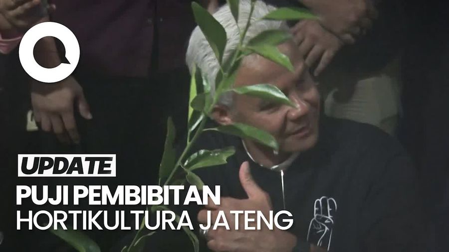 Ganjar Kampanye di Purworejo, Kunjungi Sentra Bibit Hortikultura