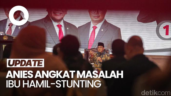 Anies Angkat Masalah Persalinan Ibu Hamil-Stunting dalam Program Kesra