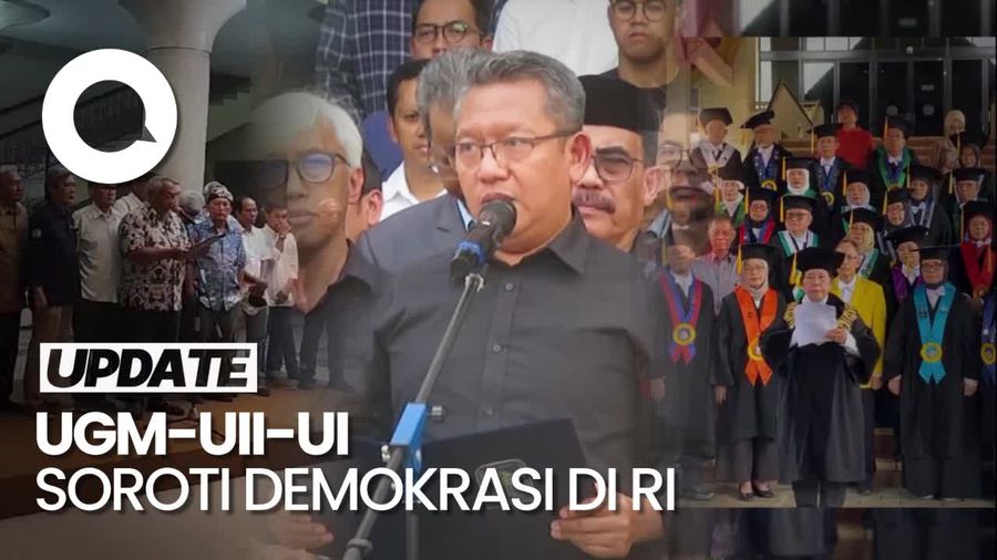 Kala Sivitas UGM-UII-UI Soroti Jokowi dan Demokrasi di RI